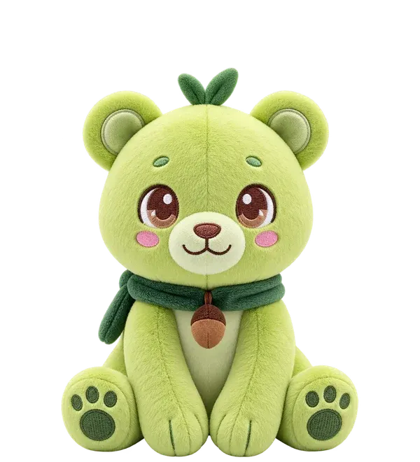Sprout, the SkyBuds plush